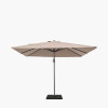 Voyager T2 2.7m Square Taupe Free Arm Parasol