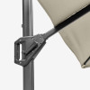 Voyager T1 3m x 2m Rectangular Champagne Free Arm Parasol