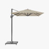 Voyager T1 3m x 2m Rectangular Champagne Free Arm Parasol