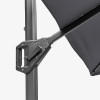 Voyager T1 3m x 2m Rectangular Anthracite Free Arm Parasol