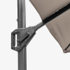 Voyager T1 3m x 2m Rectangular Taupe Free Arm Parasol