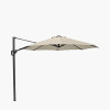 Voyager T1 3m Round Champagne Free Arm Parasol