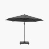 Voyager T1 3m Round Anthracite Free Arm Parasol