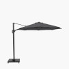 Voyager T1 3m Round Anthracite Free Arm Parasol