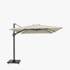 Challenger T2 3.5 x 2.6m Rectangular Champagne Free Arm Parasol