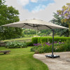 Challenger T2 3.5 x 2.6m Rectangular Champagne Free Arm Parasol