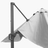 Challenger T2 3.5 x 2.6m Rectangular Luna Grey Free Arm Parasol