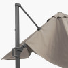 Challenger T2 3.5 x 2.6m Rectangular Taupe Free Arm Parasol