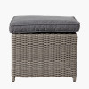 Bermuda Slate Grey Outdoor Cube Set with Ceramic Top