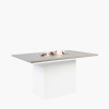 Cosiloft 120 Relaxed White And Grey Dining fire Pit