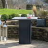 Cosiloft 100 Black and Grey Fire Pit Bar Table