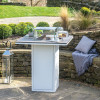 Cosiloft 100 White And Grey Fire Pit Bar Table