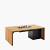 Cosibridge 140 Teak Fire Pit Table