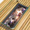 Cosibridge 140 Teak Fire Pit Table