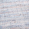 Indoor Outdoor Aqua Blue and White Inca Design Rug