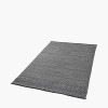 Indoor Outdoor Black and White Inca Design Rug