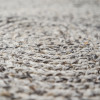 Indoor Outdoor Warm Grey Tweed Design Rug