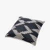 Indoor Outdoor Black and White Chevron Design Scatter Cushion