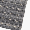 Indoor Outdoor Grey Double Stitch Design Rug Large