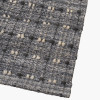 Indoor Outdoor Grey Double Stitch Design Rug