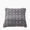 Indoor Outdoor Grey Double Stitch Design Scatter Cushion