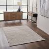 Indoor Outdoor Natural Double Stitch Design Rug