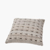 Indoor Outdoor Natural Double Stitch Design Scatter Cushion