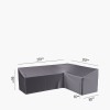 Outdoor Seating Set Aerocover Long Left Cover 270x210x85x65x90cm