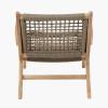 Sesto Outdoor Chair and Hocker Set