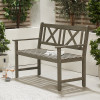 Cambridge Antique Grey Outdoor 2 Seater Bench