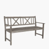 Cambridge Antique Grey Outdoor 3 Seater Acacia Wood Bench