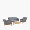 Larissa Kubu Grey Outdoor Seating Set