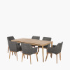 Larissa Kubu Grey Outdoor Dining Set