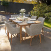 Larissa Light Kubu Grey Outdoor Dining Set