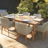 Larissa Light Kubu Grey Outdoor Dining Set