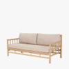 Costa Rica Natural Bamboo Finish Outdoor Seating Set