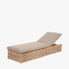 Garda Natural Antique Outdoor Sunlounger