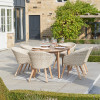 Cabon Outdoor 6 Seater Dining Set