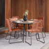 Pang Terracotta Outdoor 4 Seater Dining Set