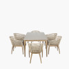 Moeven Outdoor 6 Seater Dining Set