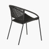 Dakota Black Outdoor Bistro Set