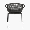 Dakota Black Outdoor 4 Seater Dining Set