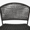 Dakota Black Outdoor 4 Seater Dining Set