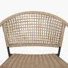 Dakota Natural Wheat Outdoor 4 Seater Dining Set