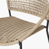 Dakota Natural Wheat Outdoor 4 Seater Dining Set