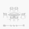 Reuleaux / Salita Outdoor 6 Seater Dining Set