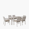 Aruba Outdoor 6 Seater Dining Set