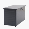 Rhode Island Large Galvanised Steel Cushion Box Black