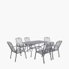 Savoy Rectangular 6 Seater Dining Set with Cushions