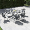 Elegance Round 4 Seater Dining Set with Cushions